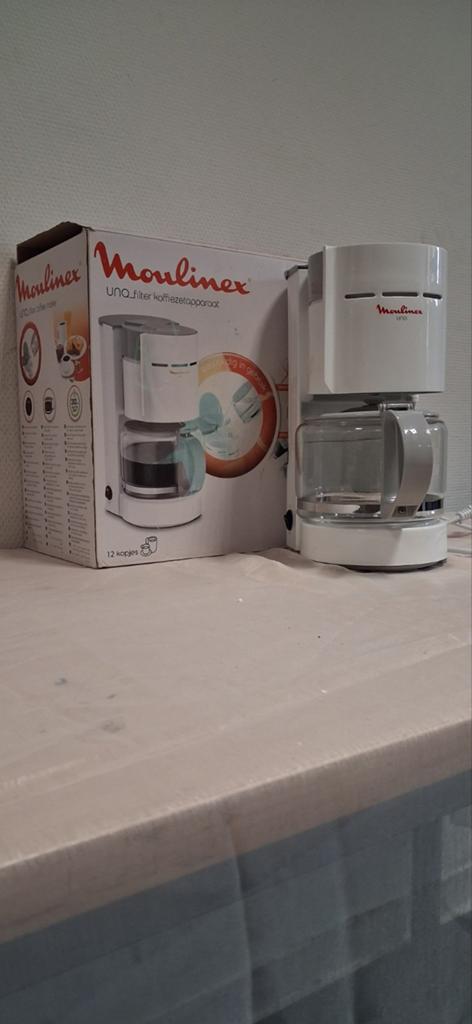 Moulinex Uno Filter Koffiezetapparaat - Nieuw in doos, Witgoed en Apparatuur, Koffiezetapparaten, 10 kopjes of meer, Gemalen koffie