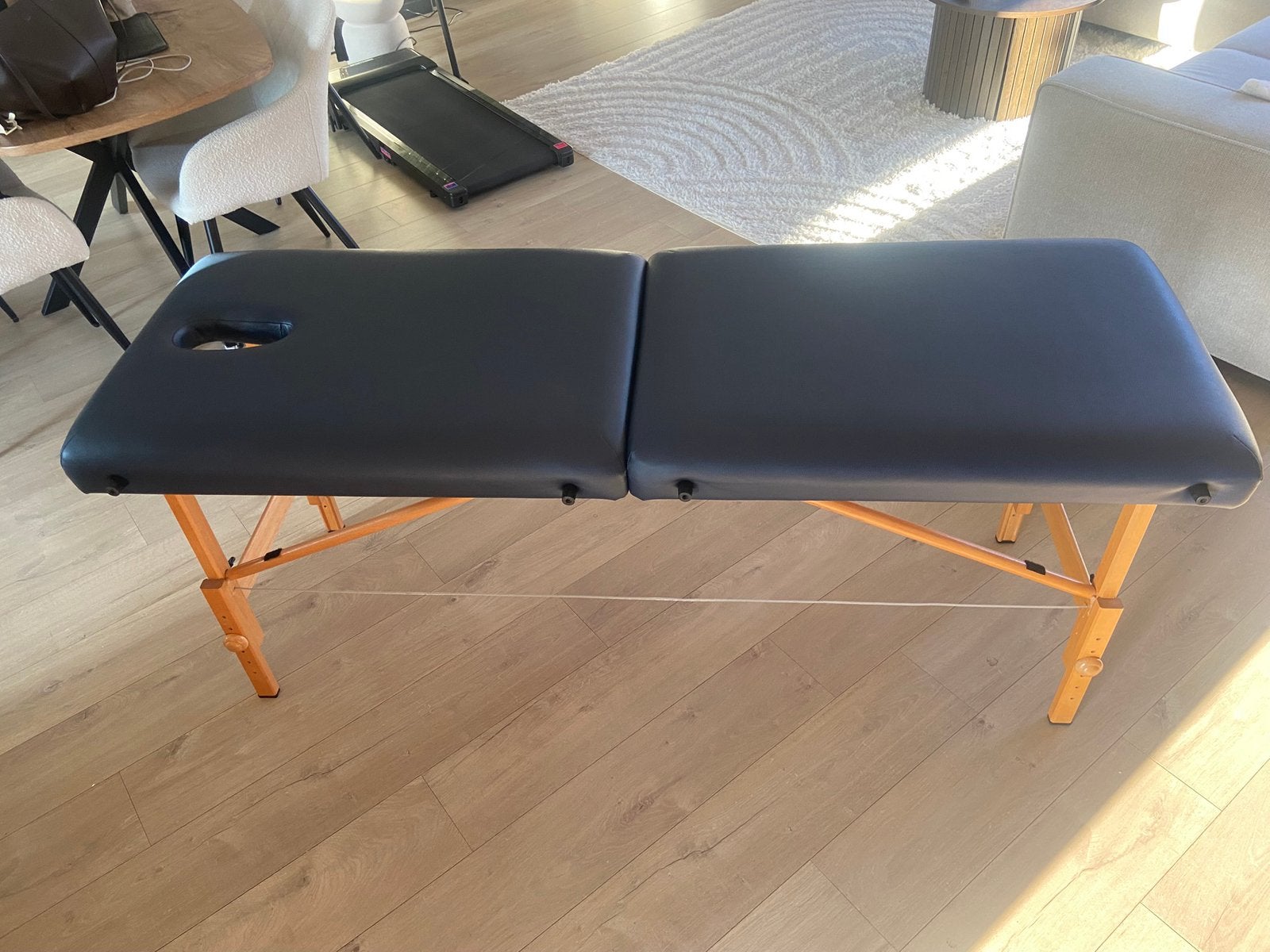 Opklapbare massagetafel, Sport en Fitness, Massageproducten, Ophalen, Zo goed als nieuw, Massagetafel