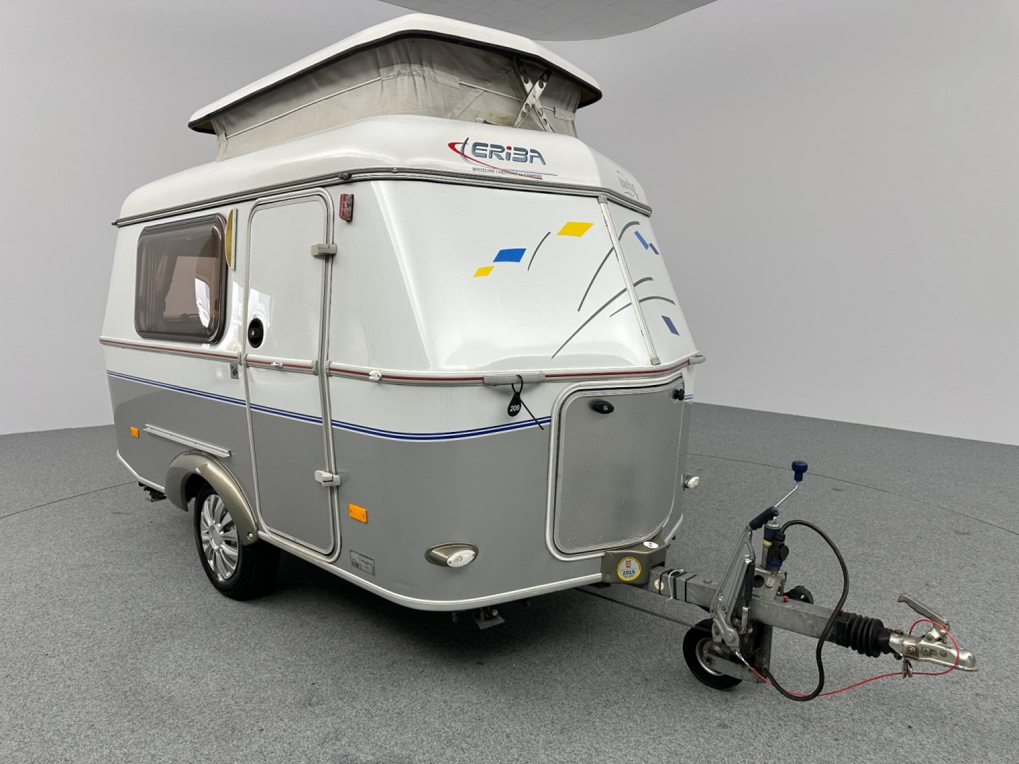 Eriba Touring Puck 120 <750 kg Lengtebedden OOK INKOOP, Tot en met 2, Bedrijf, Koelkast, 500 - 750 kg