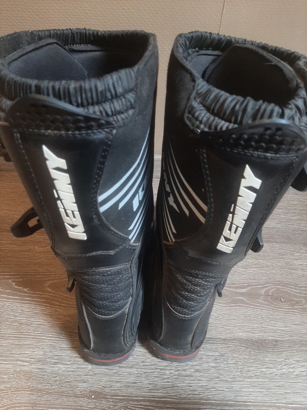 Leren motorcrosslaarzen maat 44 Kenny, Motoren, Kleding | Motorkleding, Ophalen of Verzenden, Tweedehands, Laarzen