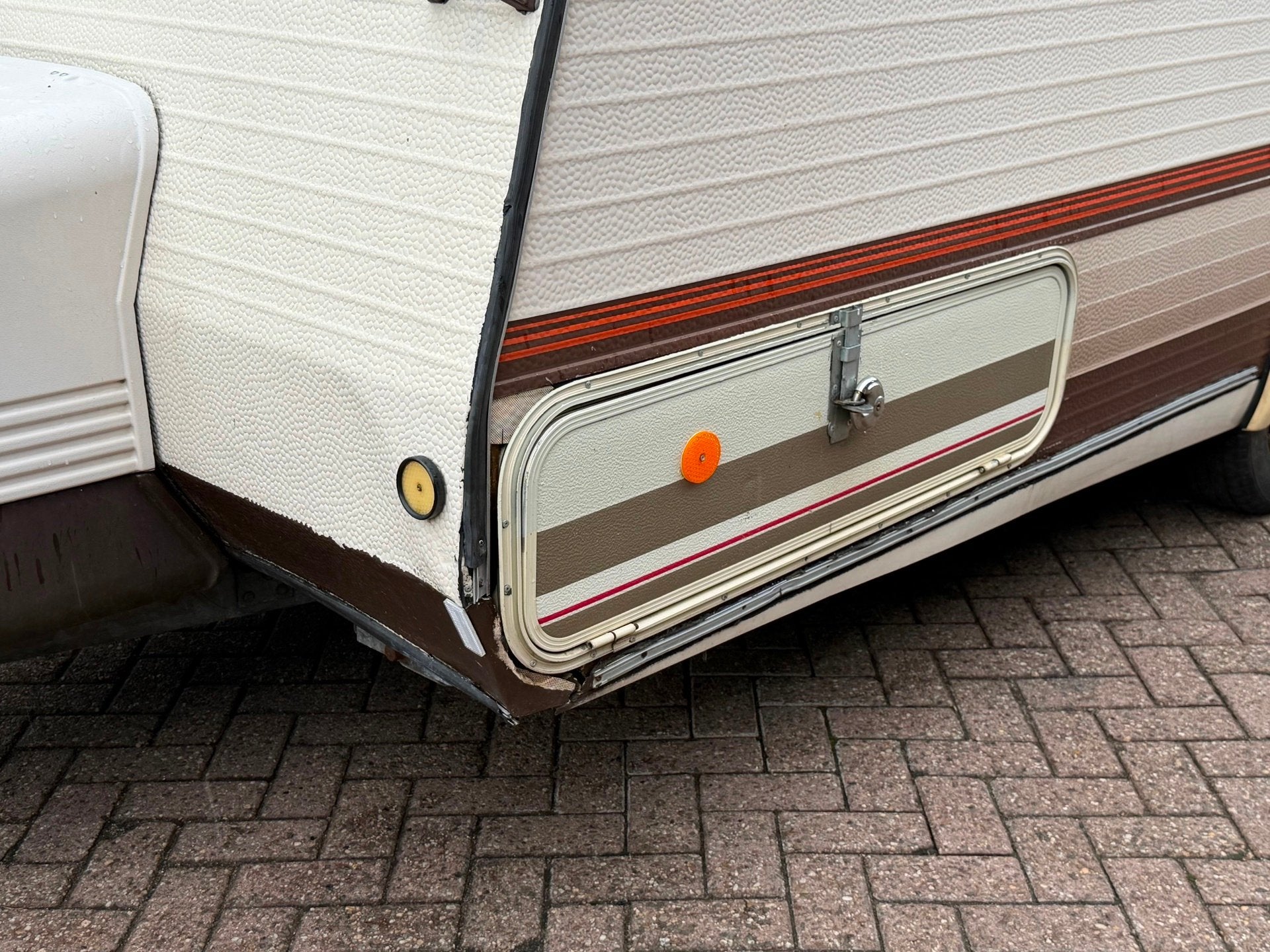 Gruau AO422S Retro Caravan met werk, Caravans en Kamperen, Overige merken, Bedrijf, Luifel, 500 - 750 kg