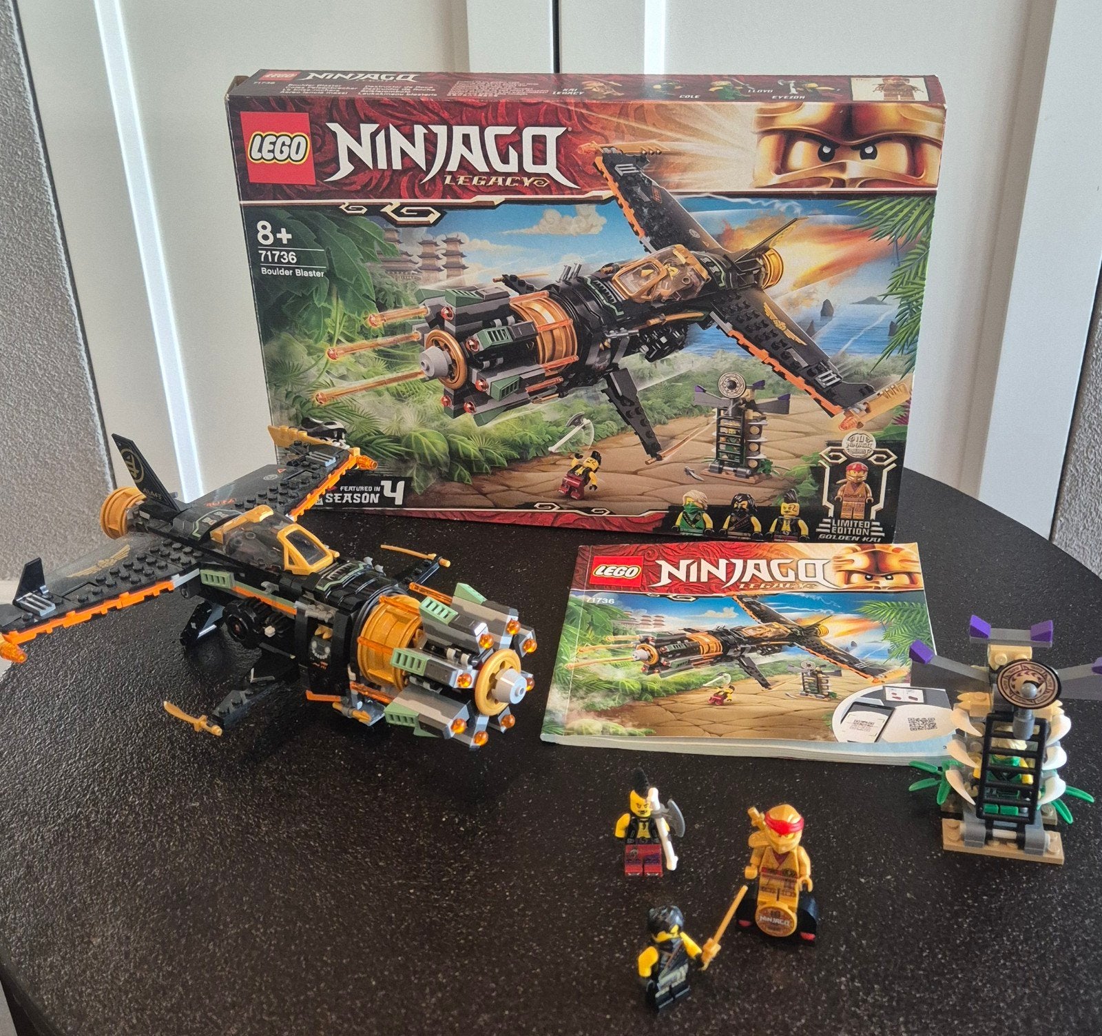 LEGO Ninjago Legacy 71736 Boulder Blaster met minifiguren, Ophalen, Inclusief instructies, Lego, Zo goed als nieuw