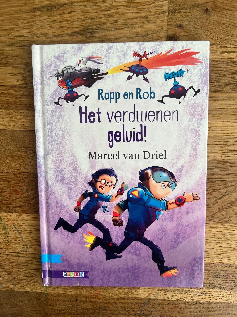 Rapp en Rob Het verdwenen geluid boek - Marcel van Driel- M4, Ophalen of Verzenden, Zo goed als nieuw, Marcel van Driel, Fictie algemeen