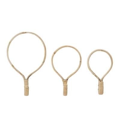 Kapstok Haken Riet (set van 3) Bloomingville, Wandkapstok, Lene Haus Vej 1-5 DK-7430 Ikast, Ophalen of Verzenden, Info@bloomingville.com