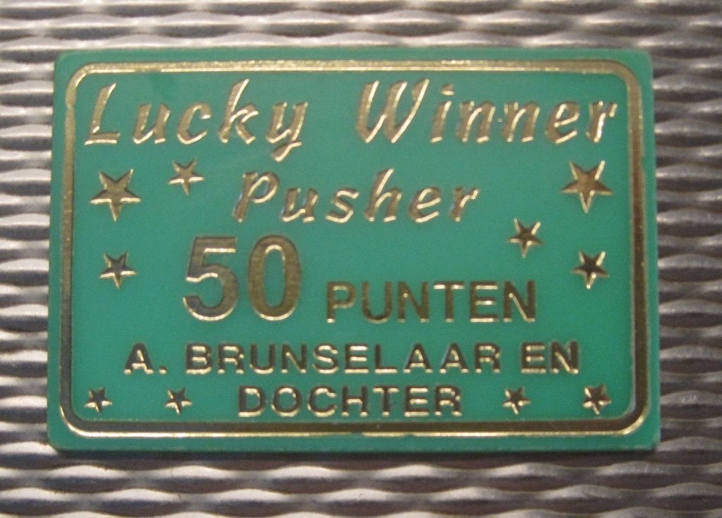 KERMIS PUSHER PENNING, Verzenden, Overige materialen