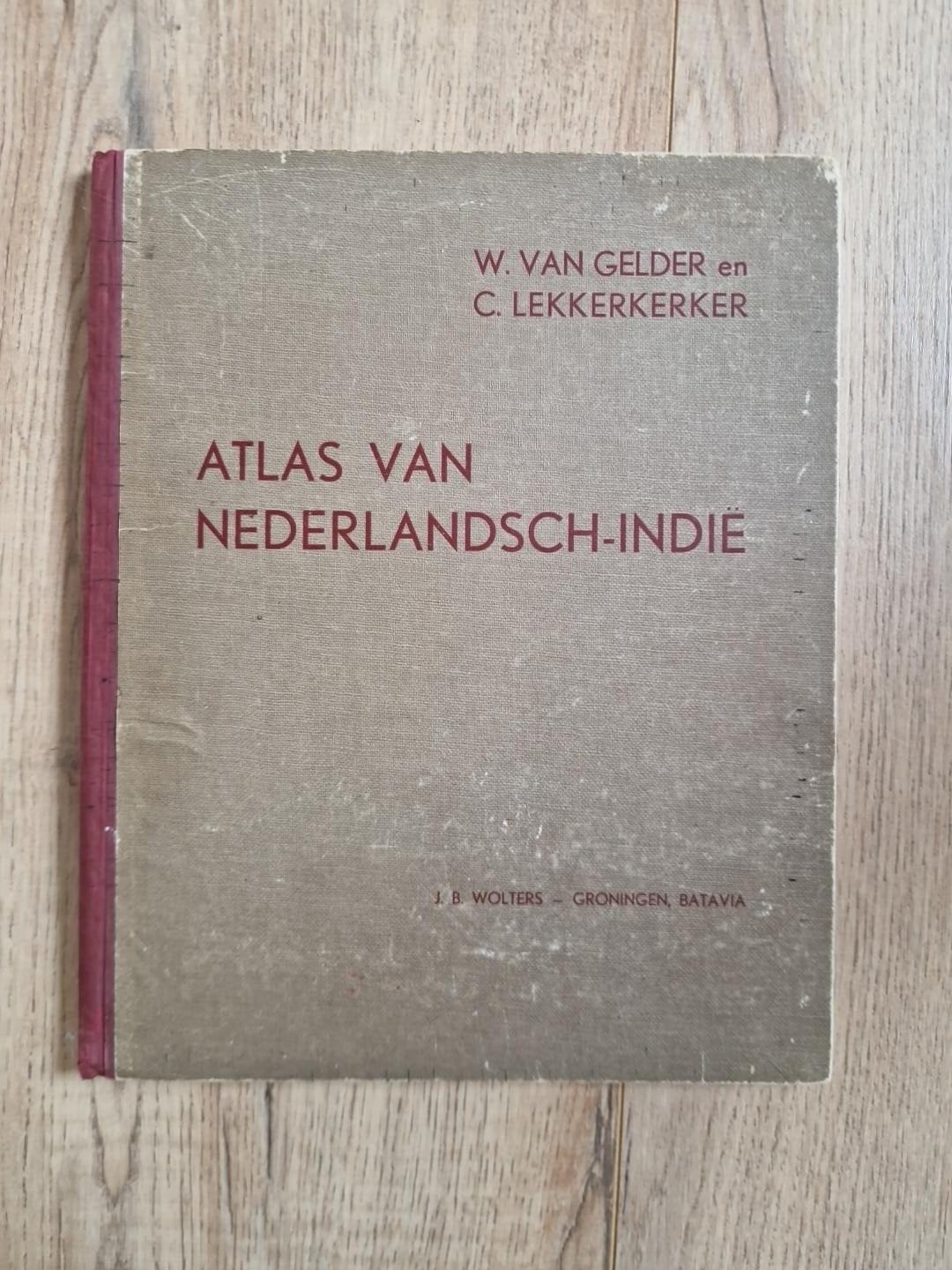 Oude Atlas Nederlandsch-Indië – 12 kaarten – compleet – J.B., Ophalen of Verzenden, W. van Gelder en C. Lekkerkerker