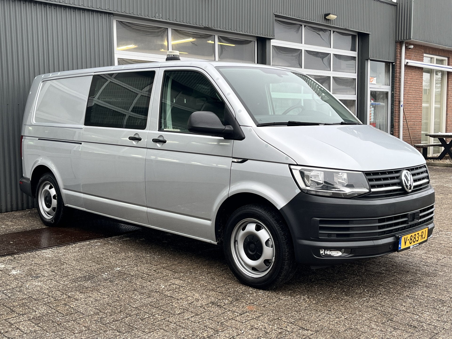 Volkswagen Transporter 2.0 TSI L2H1 204pk DSG Automaat Dubbe, Auto's, Stof, Gebruikt, 4 cilinders, 1984 cc