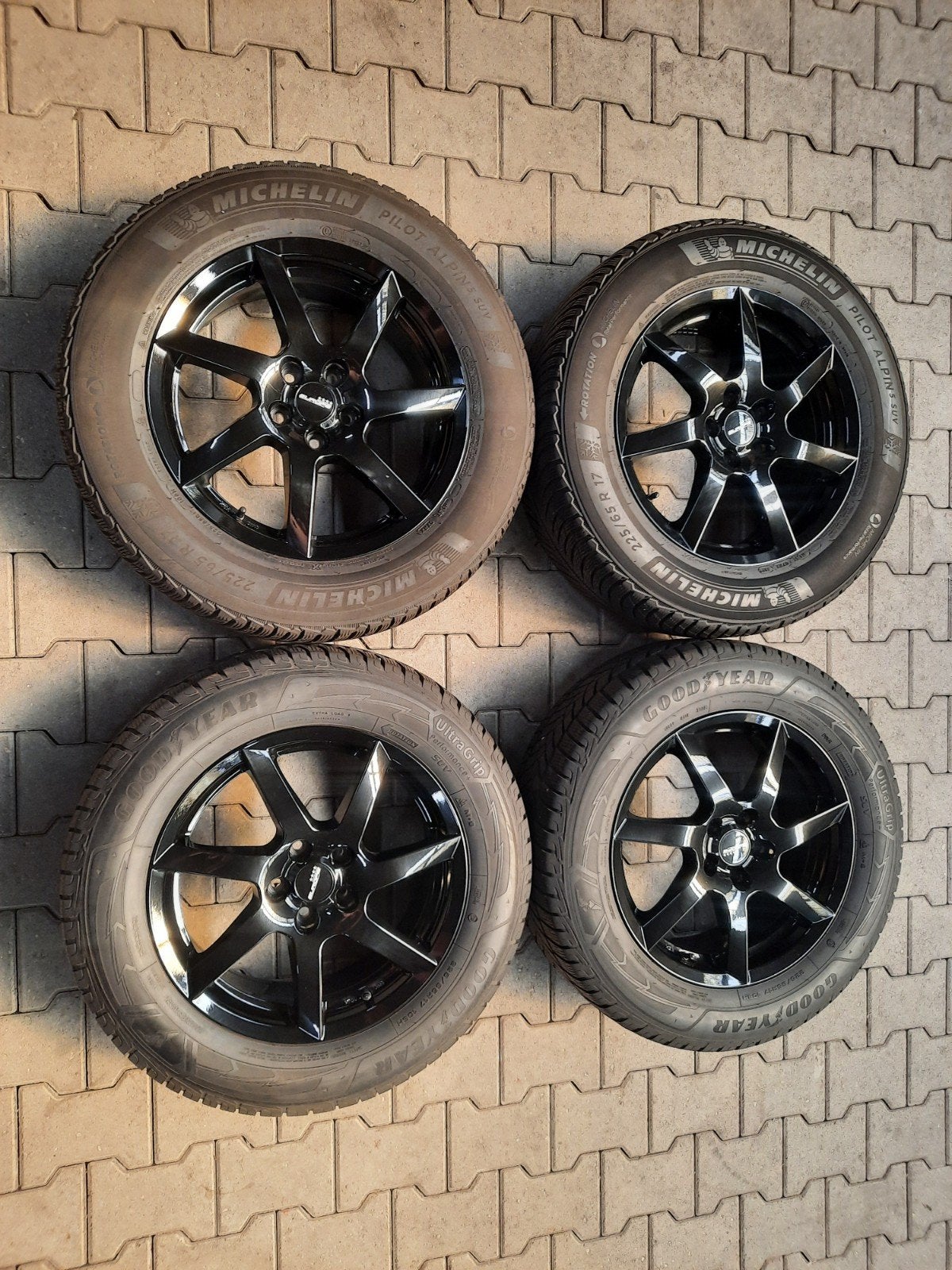 ZGAN 17 inch velgen 5×108 FORD KUGA VOLVO XC40 XC60 LYNK&CO, Auto-onderdelen, Gebruikt, Banden en Velgen, 17 inch, Personenwagen