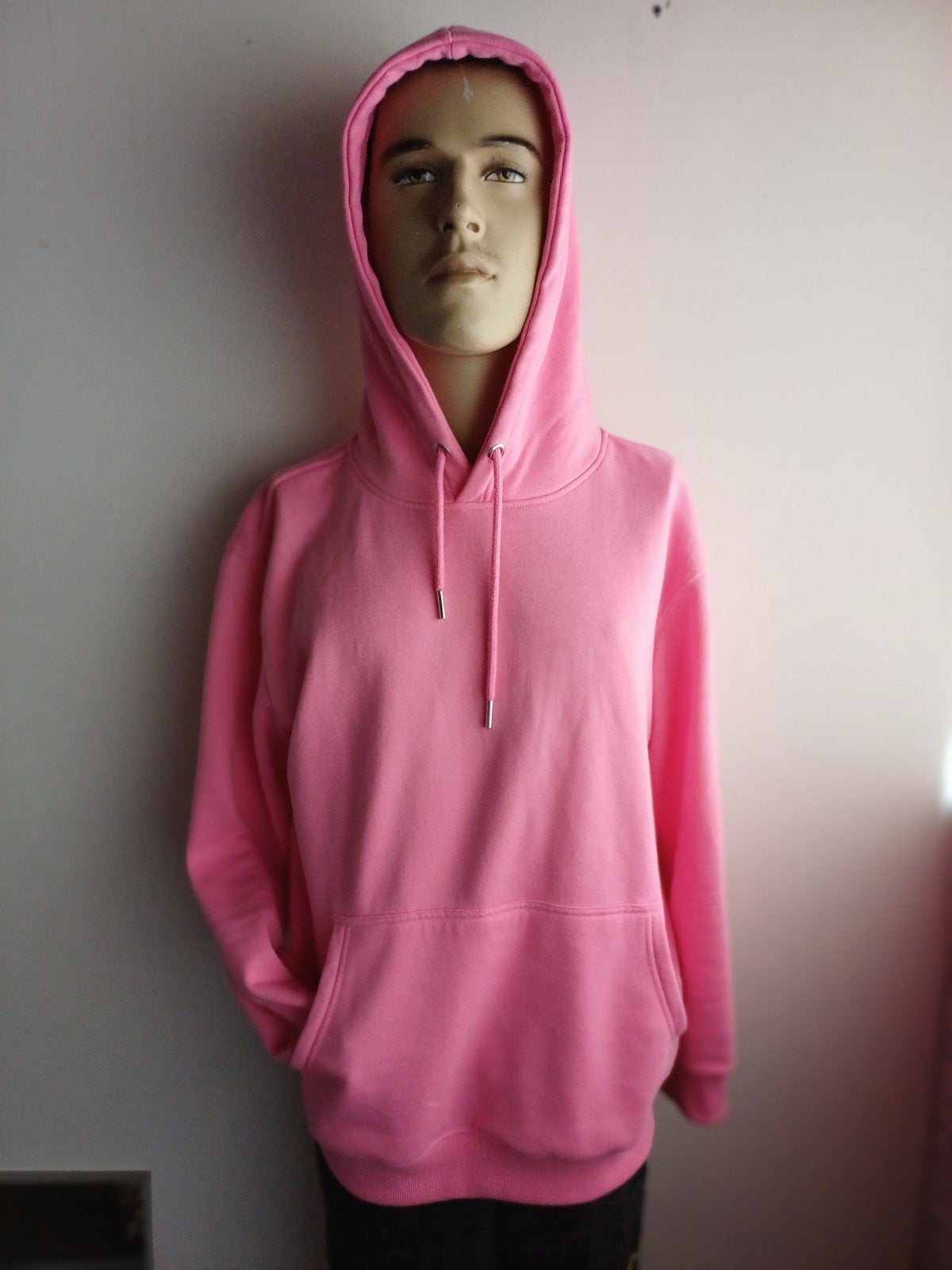 Roze hoodie unisex capuchon steekzakken mt M NIEUW, Ophalen of Verzenden, Nieuw, Maat 38/40 (M), Roze