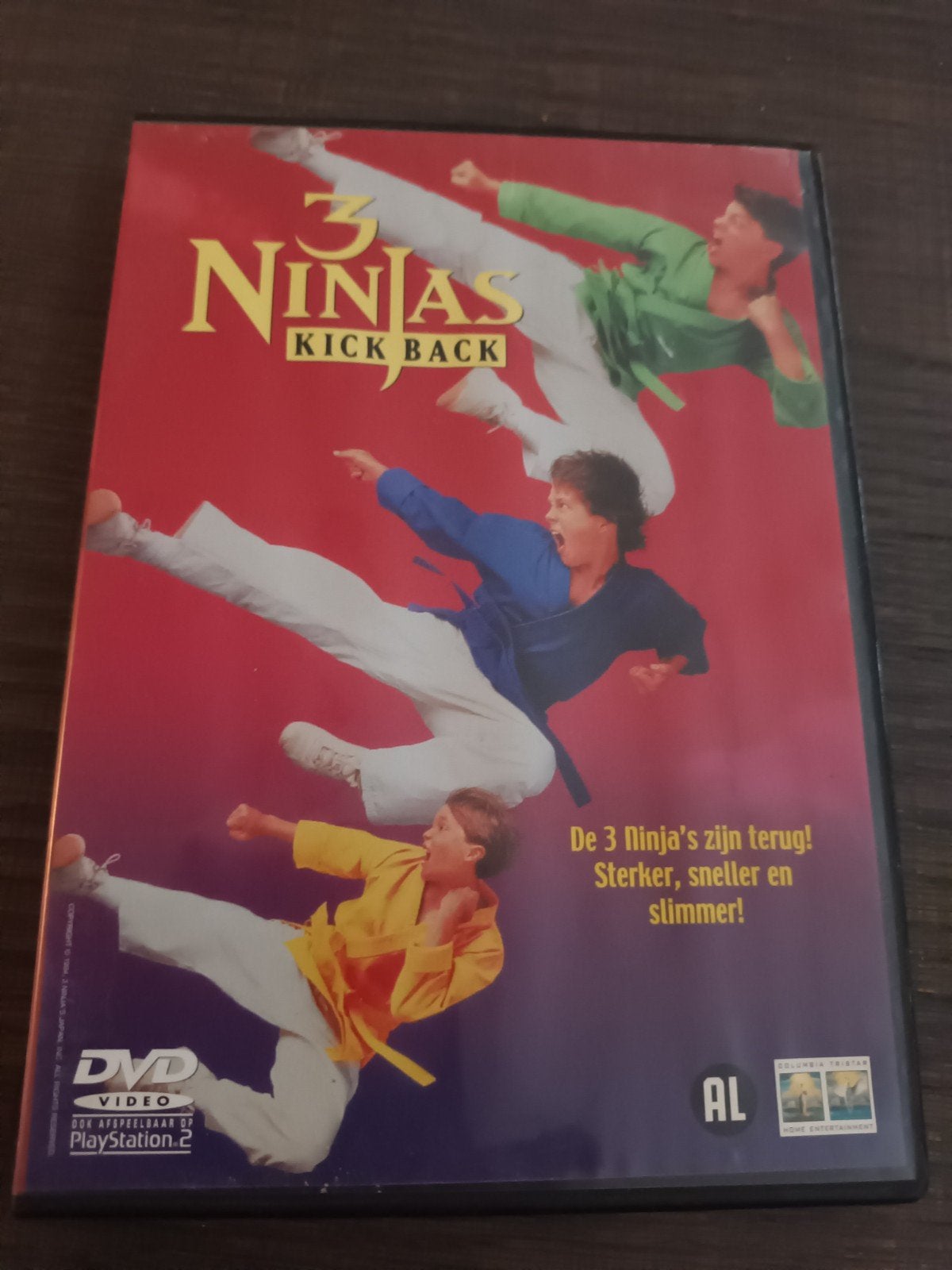 dvd 3 ninja's kick back, Cd's en Dvd's, Vanaf 16 jaar, Ophalen of Verzenden, Zo goed als nieuw