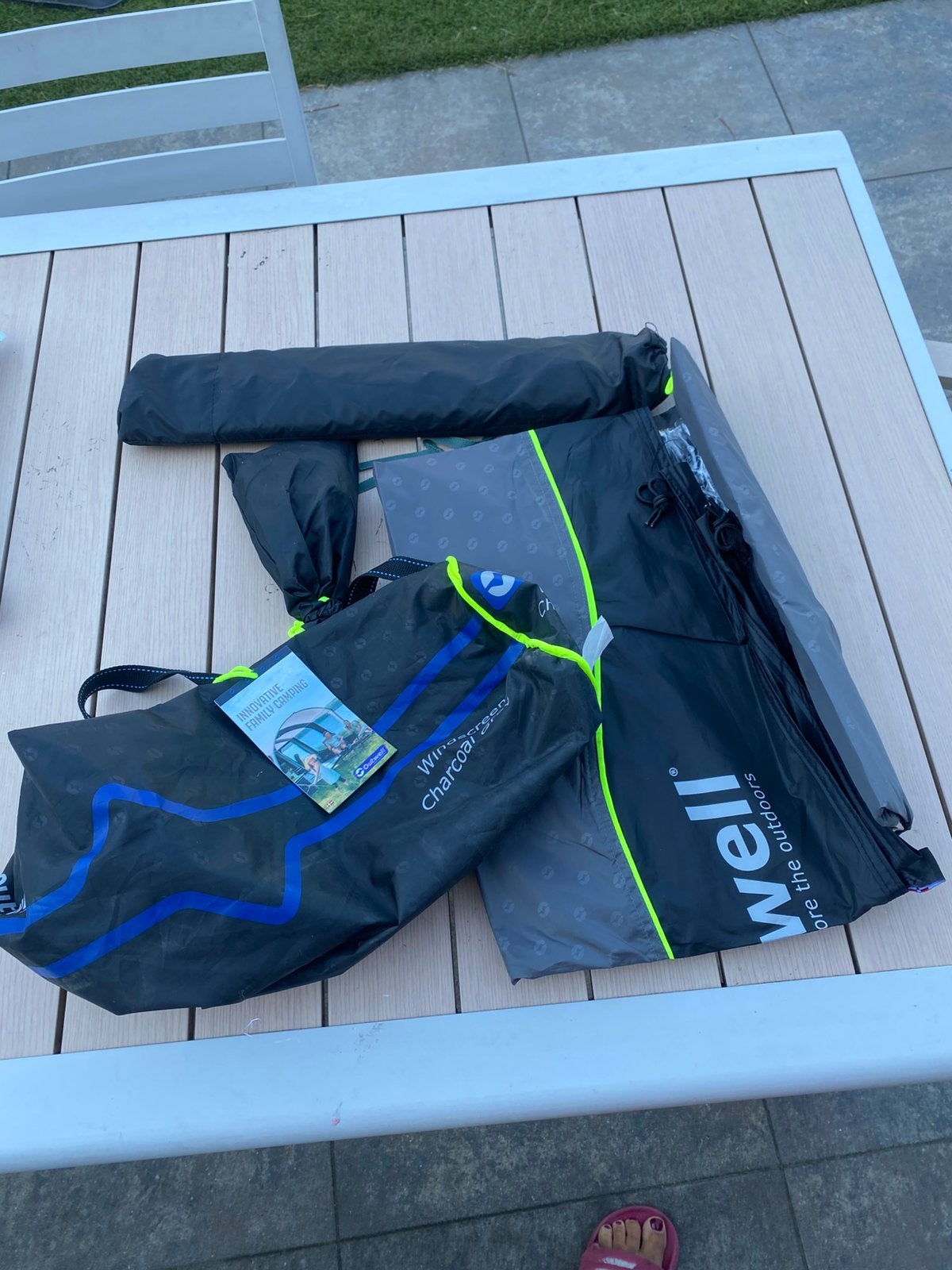 Windscreen Outwell Charcoal Grey, Ophalen, Zo goed als nieuw