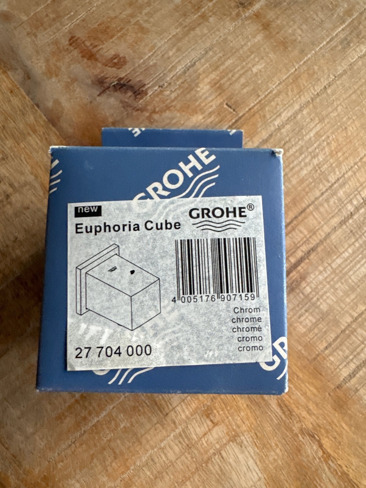 Grohe Euphoria Cube Doucheaansluitbocht Chroom Nieuw, Ophalen of Verzenden, Nieuw, Chroom, Douche