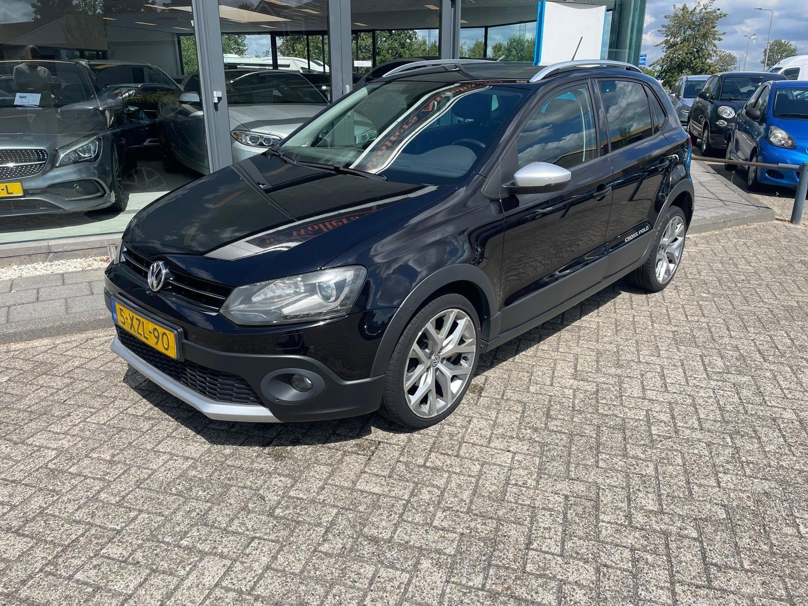 Volkswagen Polo 1.2 TSI Cross, Stof, 4 cilinders, Zwart, Origineel Nederlands