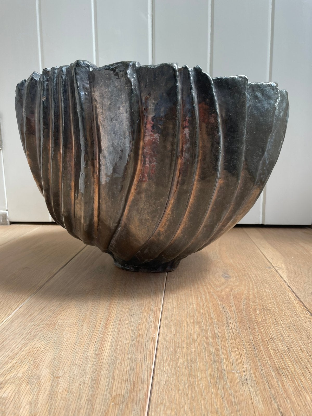 Design vaas, bloempot, Ophalen, Overige materialen, Minder dan 30 cm, Rond