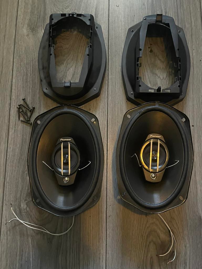 Pioneer TS-G6930F 3-weg coaxiale autospeakers BMW e36, Ophalen of Verzenden, Gebruikt