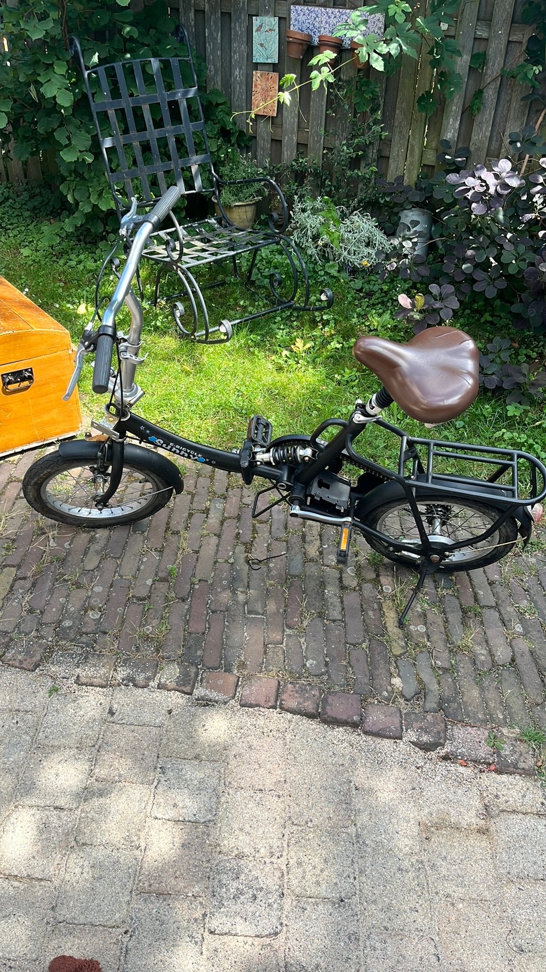Vouwfiets- opknapper!, Ophalen