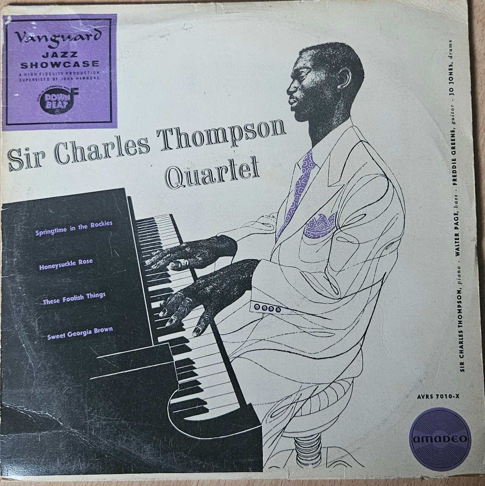 Sir Charles Thompson Quartet ( 10-inch vinyl record), Ophalen of Verzenden