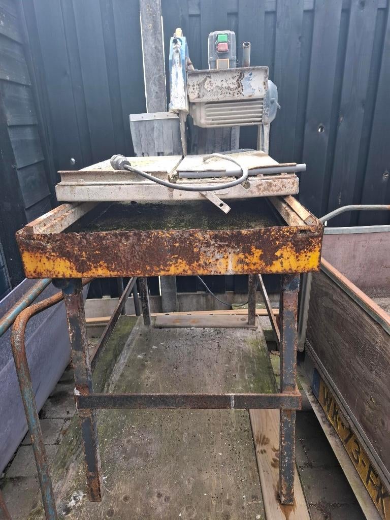 Stenenzaagmachine Carat, Doe-het-zelf en Verbouw, Gereedschap | Zaagmachines, Ophalen, Gebruikt, 70 mm of meer, Overige typen