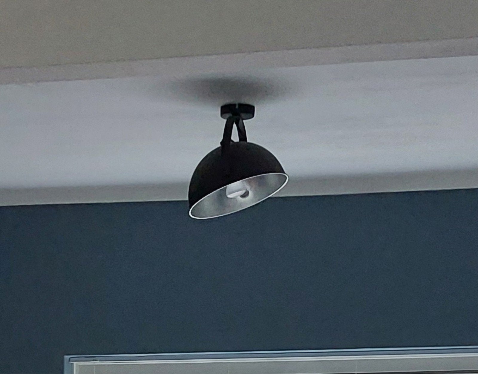 Industriële lamp (30 cm), Huis en Inrichting, Lampen | Spots, Ophalen, Zo goed als nieuw, Metaal of Aluminium