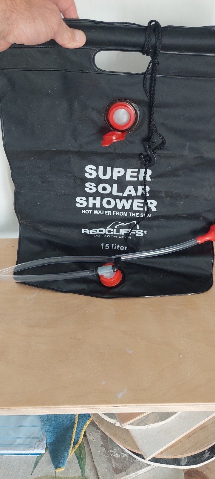 Red Cliffs Super Solar Douche 15 Liter, Caravans en Kamperen, Ophalen of Verzenden, Nieuw