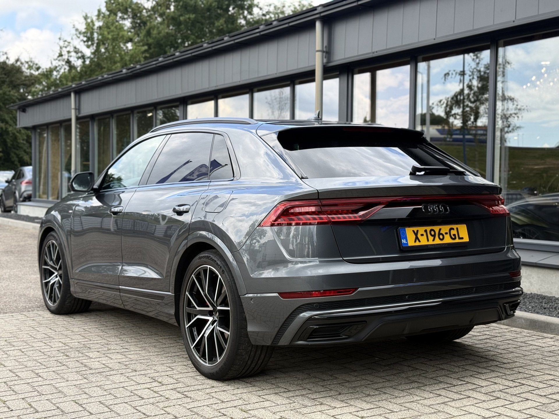 Audi Q8 55 TFSI e quattro Pro Line S Line HUD B&O (bj 2021), Auto's, Automaat, Dealer onderhouden, Gebruikt, 2995 cc