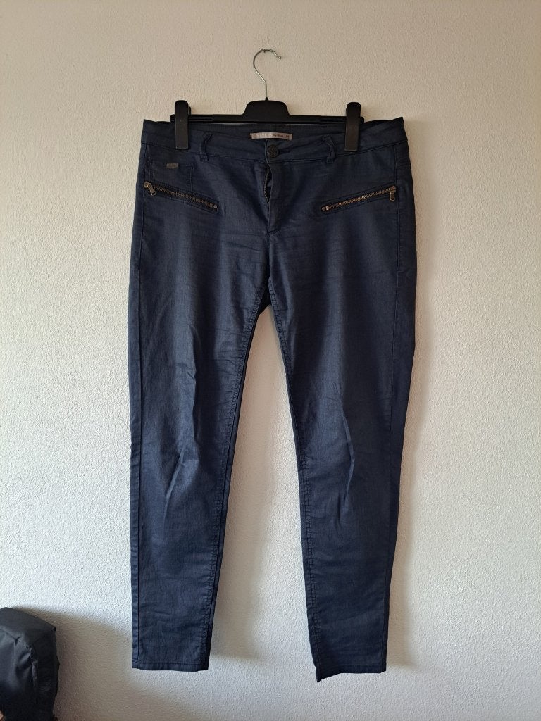 blauwe steps broek maat 44, Kleding | Dames, Blauw, Maat 42/44 (L), Ophalen of Verzenden, Zo goed als nieuw
