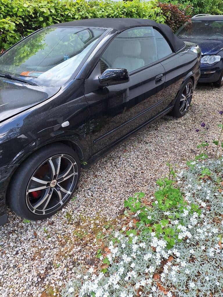 Astra Cabrio 2006 donorauto, Ophalen, Cabriolet, Zwart, Benzine