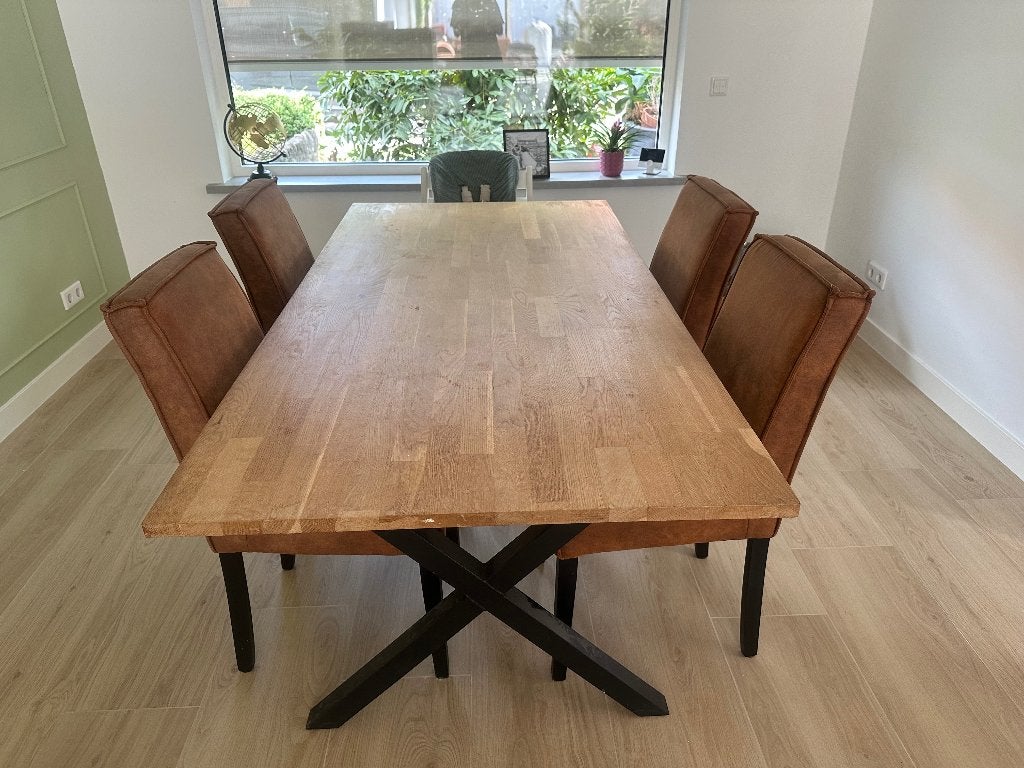 Eetkamerstoelen kunstsuede, Ophalen, Gebruikt, Overige materialen