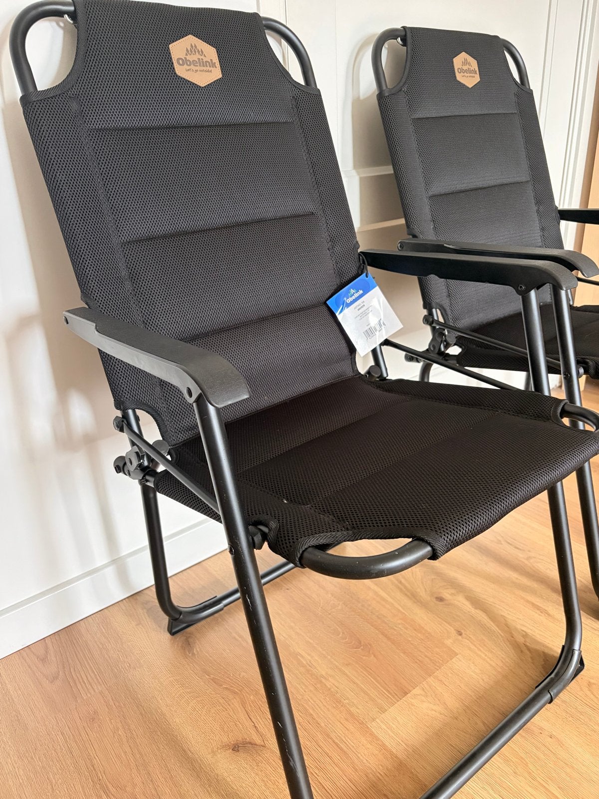 Nieuwe Obelink campingstoelen (2 stuks), Ophalen, Nieuw, Campingstoel