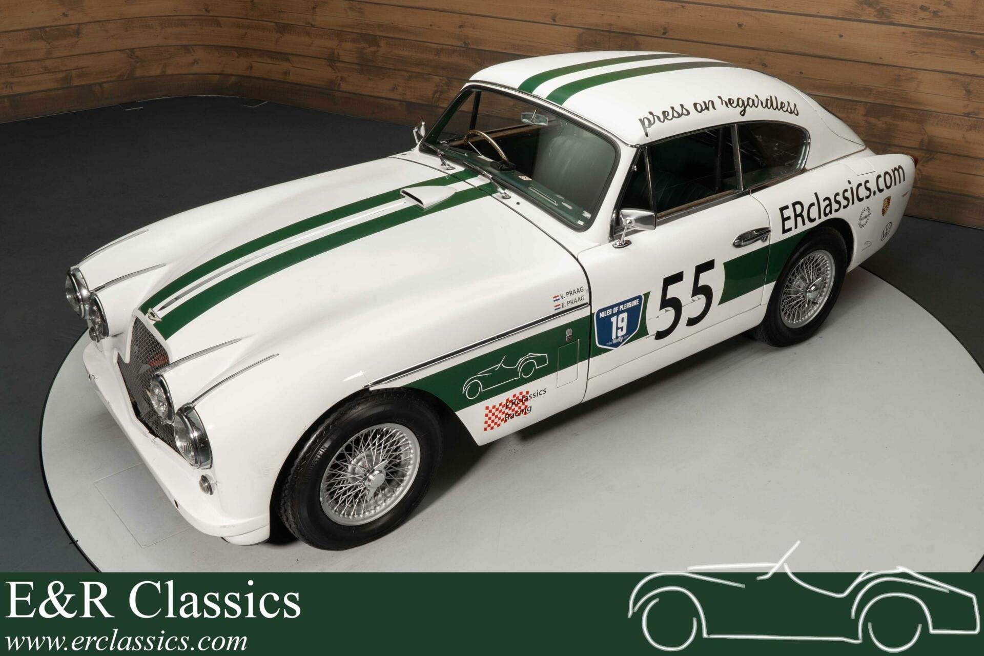 Aston Martin DB2/4 | One-off | Tickford Coachwork | 1955, Auto's, Lederen bekleding, Achterwielaandrijving, Wit, Leder