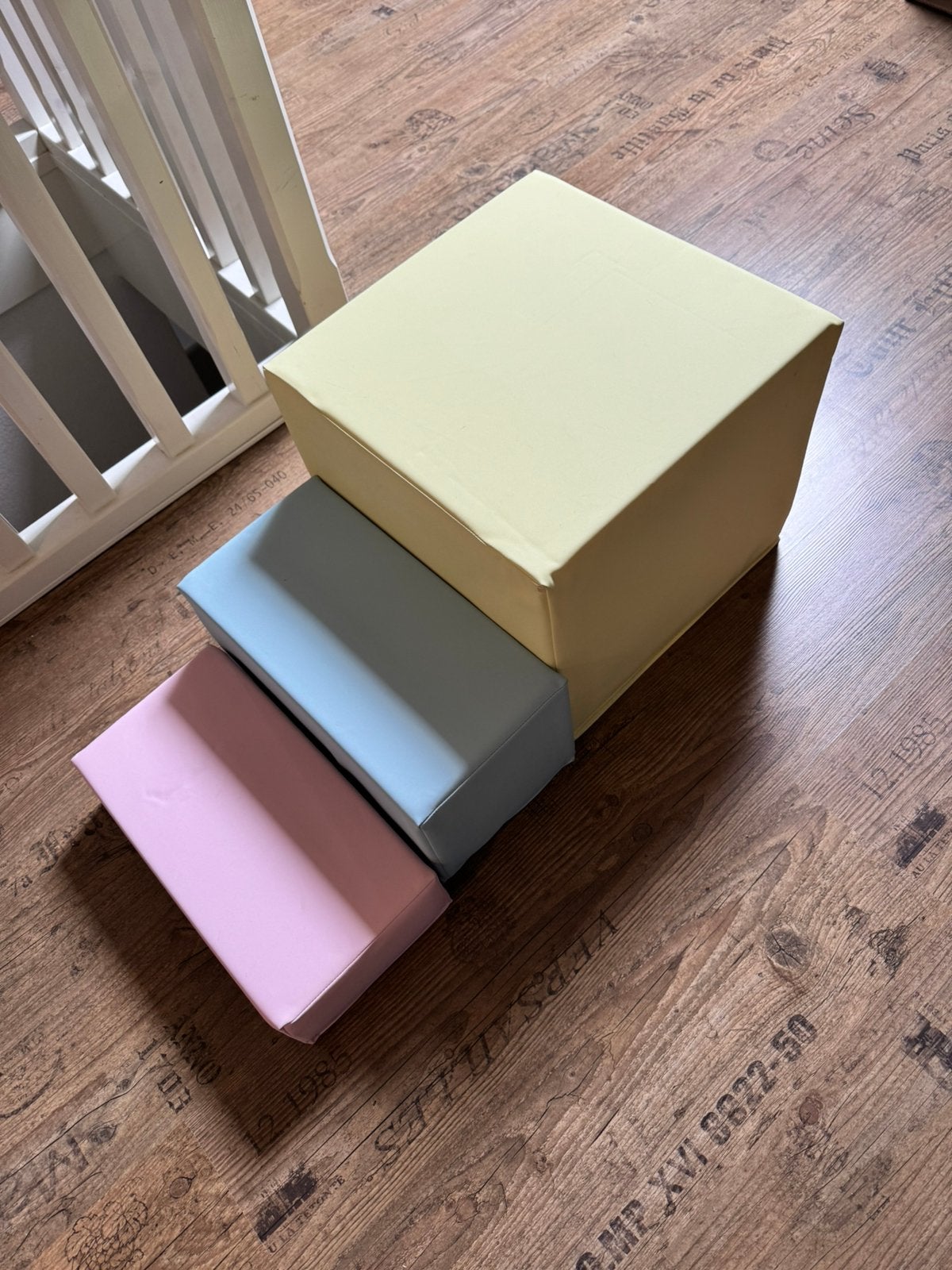 Set van 3 zachte speelblokken – pastelkleuren, Ophalen, Zo goed als nieuw, Overige typen