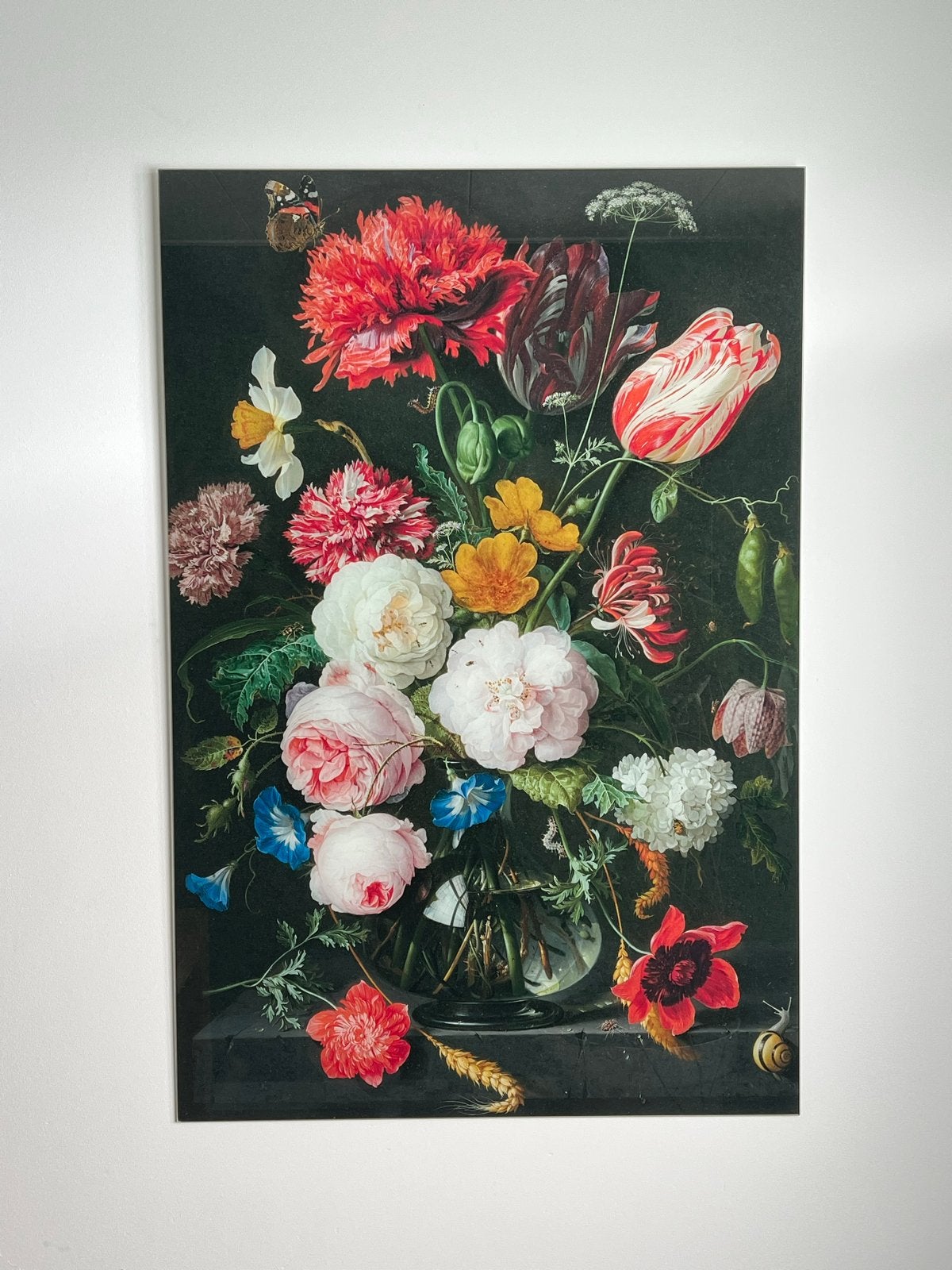 Glasschilderij bloemen 120 x 80 cm – kleurrijk, Ophalen, 100 tot 125 cm, 75 – 100, Print