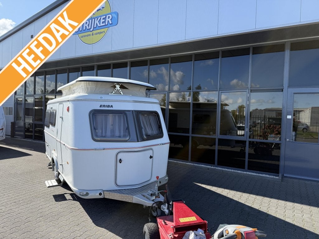 Eriba Touring Troll 535 GT 530GT Bed 198cm + Zit + WC BJ2021, Dwarsbed, Bedrijf, Treinzit, 5 tot 6 meter