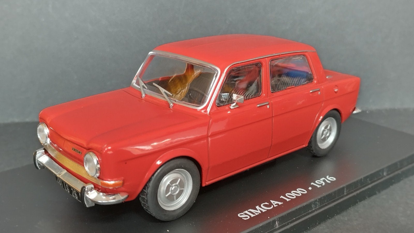 Simca 1000 1976 1:24 Altaya Ixo Pol, Overige merken, Auto, Verzenden, .