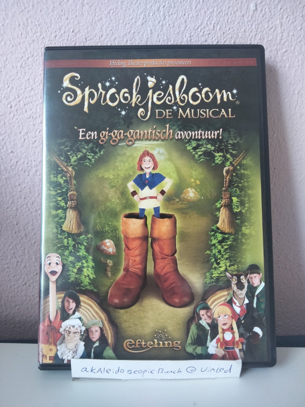 Efteling dvd, Show, Alle leeftijden, Zo goed als nieuw, Nederlands