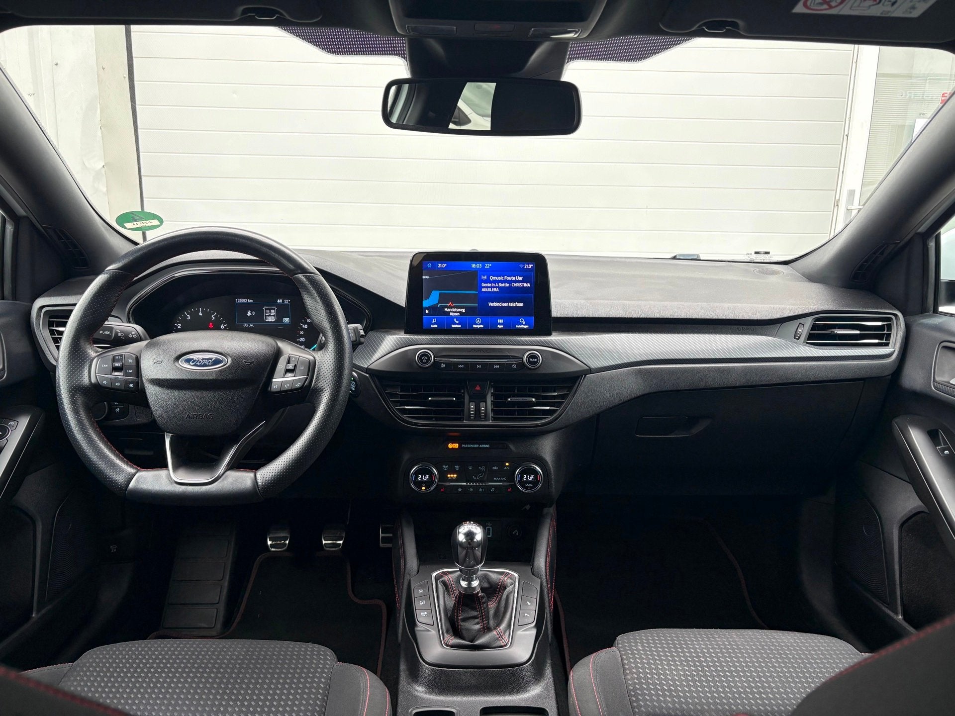 Ford Focus Wagon 1.0 EcoBoost ST Line Business CRUISE/CLIMA, 125 pk, Gebruikt, Euro 6, Wit