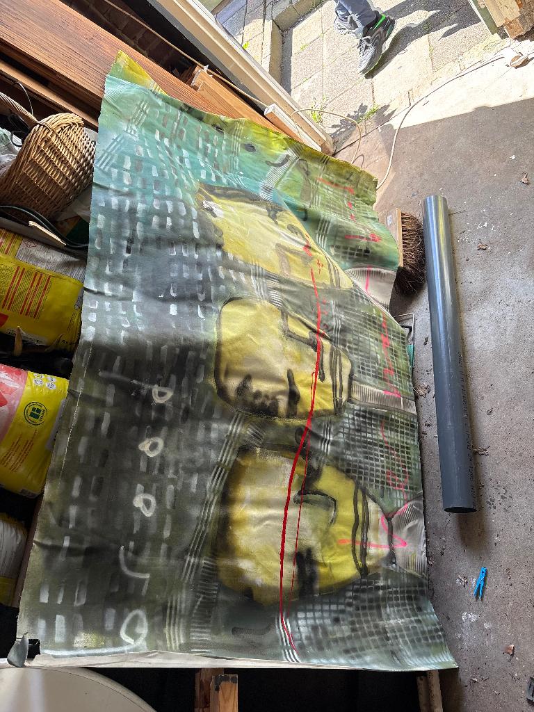 Herman brood doek zijl, Antiek en Kunst, Ophalen of Verzenden