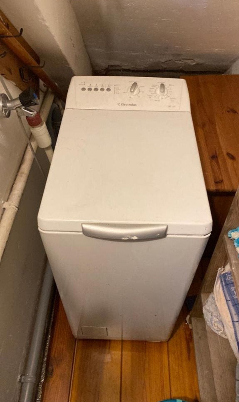 Bovenlader smalle wasmachine wasautomaat Bezorging mogelijk, Ophalen of Verzenden, 1200 tot 1600 toeren, Bovenlader, Energieklasse A of zuiniger