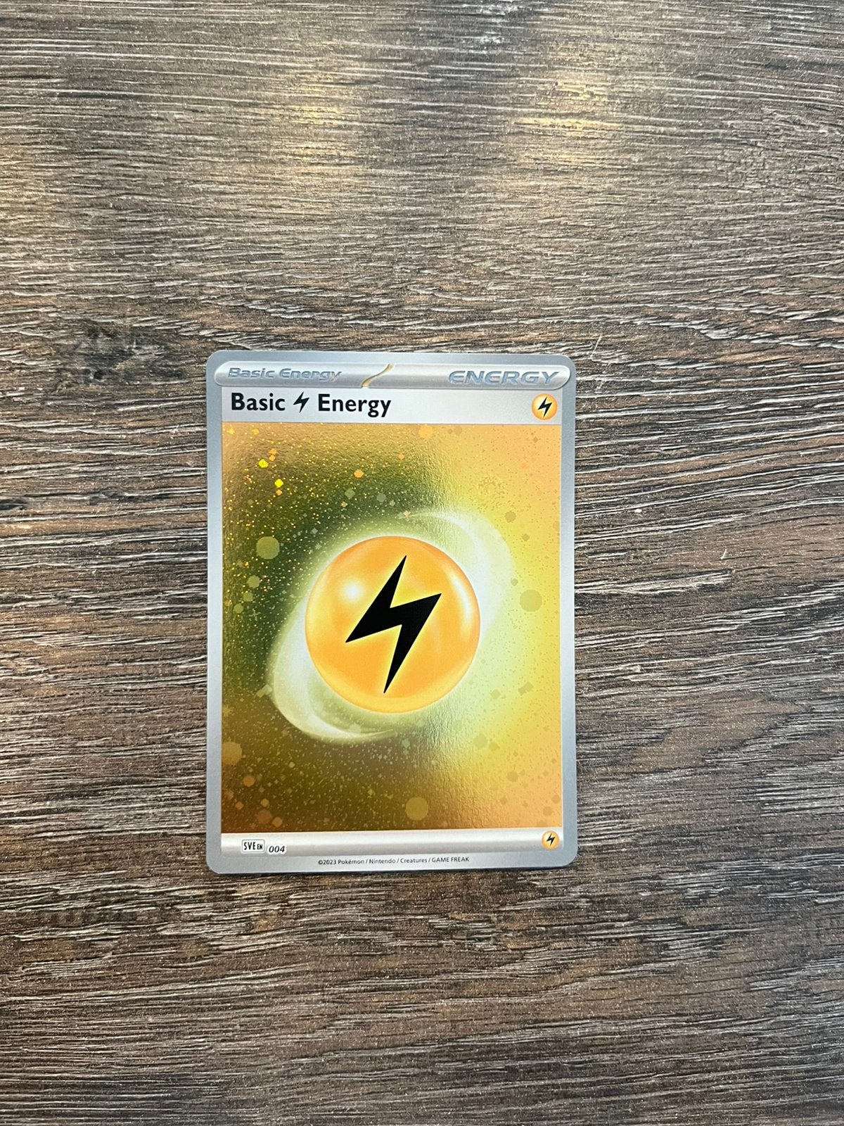 Basic Energy Lightning (cosmo holo), Hobby en Vrije tijd, Verzamelkaartspellen | Pokémon, Ophalen of Verzenden, Zo goed als nieuw