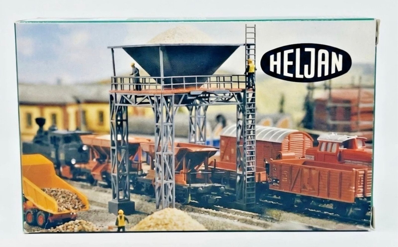 Heljan 1769 silo kolen grind Märklin Fleischmann Roco Trix, Overige merken, Gelijkstroom of Wisselstroom, Brug, Tunnel of Gebouw
