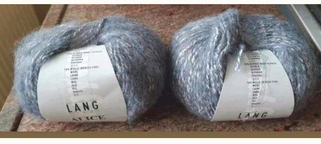 Lang Yarns Alice garen - jeansblauw gemêleerd (2 bollen), Ophalen of Verzenden
