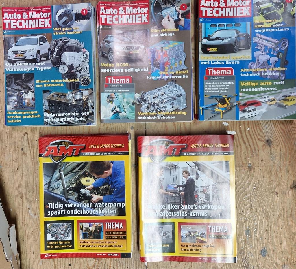 AMT tijdschrift auto en motor techniek '08 '09 '10 '11, Boeken, Ophalen of Verzenden, Nieuw, Overige typen