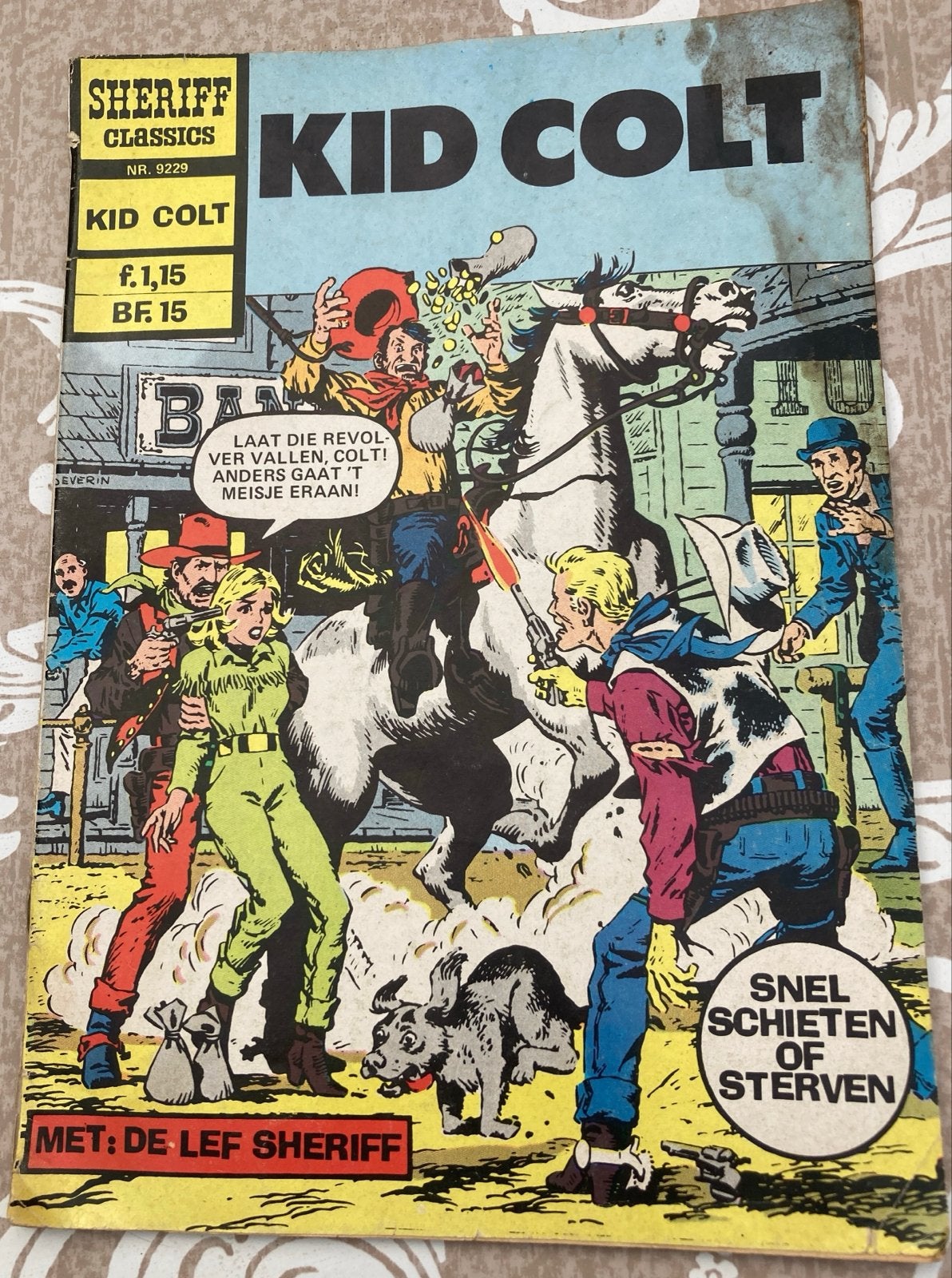 Sheriff Classics: Kid Colt - Nr. 9229 - Snel Schieten of Ste, Boeken, Eén stripboek, Ophalen of Verzenden, Gelezen