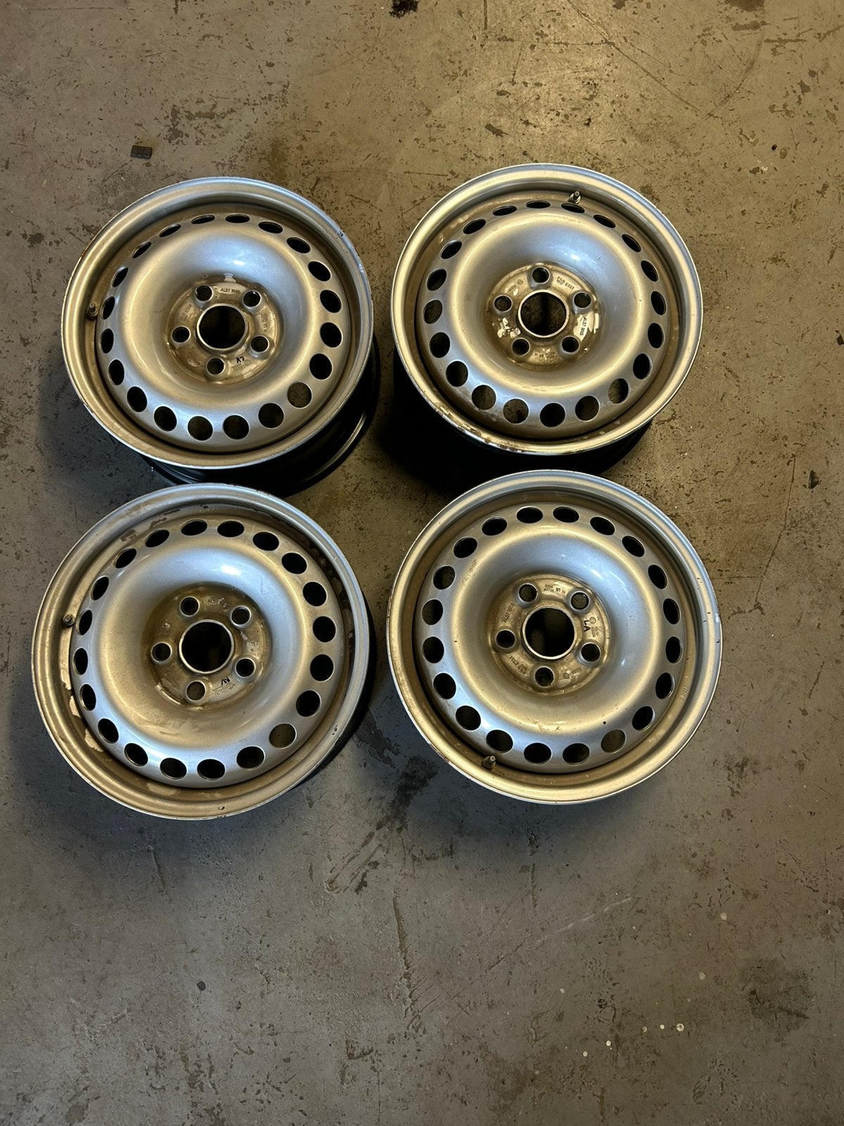 Vw transporter velgen + TPMS sensor, Auto diversen, Wieldoppen, Ophalen, Gebruikt