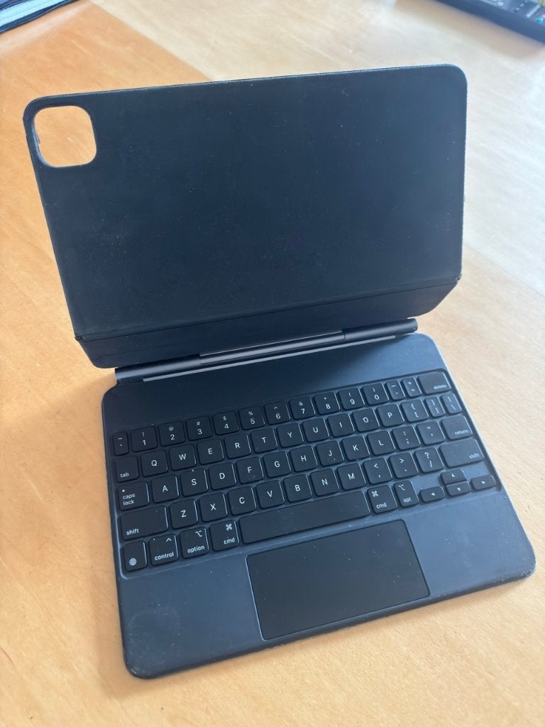 Apple Magic Keyboard + Pencil + standaard – iPad Pro/Air 11, Computers en Software, Apple iPads, Gebruikt, Overige modellen, 11 inch
