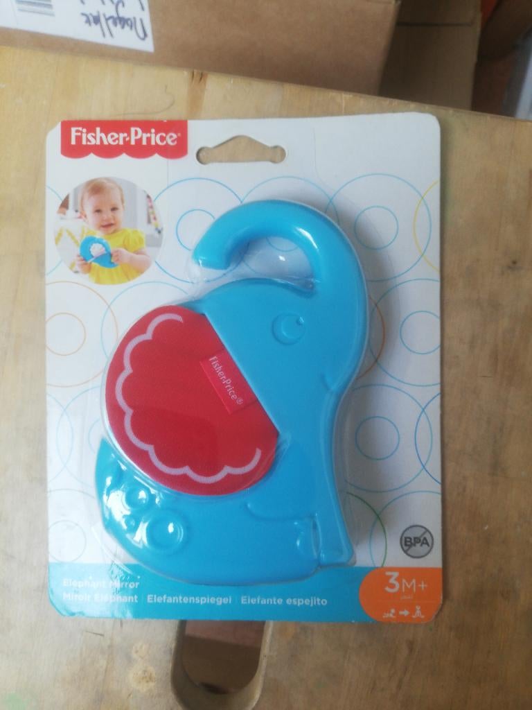 Spiegel olifantje Fisher Price 3+ maanden NIEUW IN DOOS, Kinderen en Baby's, Speelgoed | Fisher-Price, Ophalen, Nieuw, Speelset