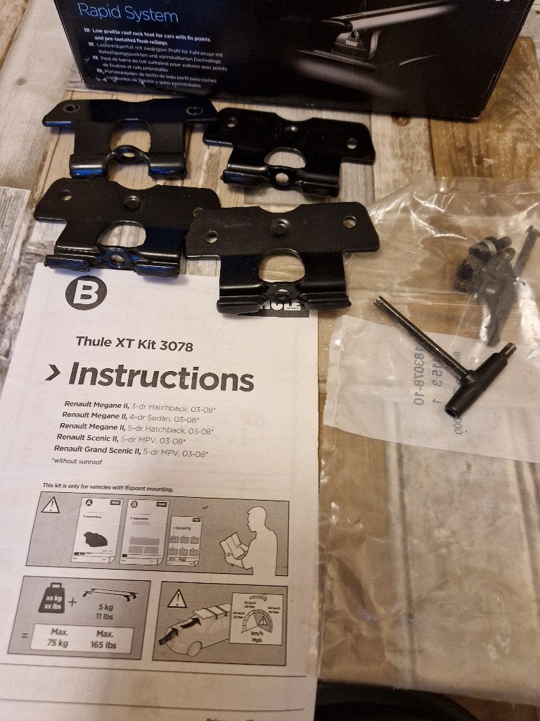 Thule XT Kit 3078 voor Renault, Ophalen of Verzenden, Zo goed als nieuw