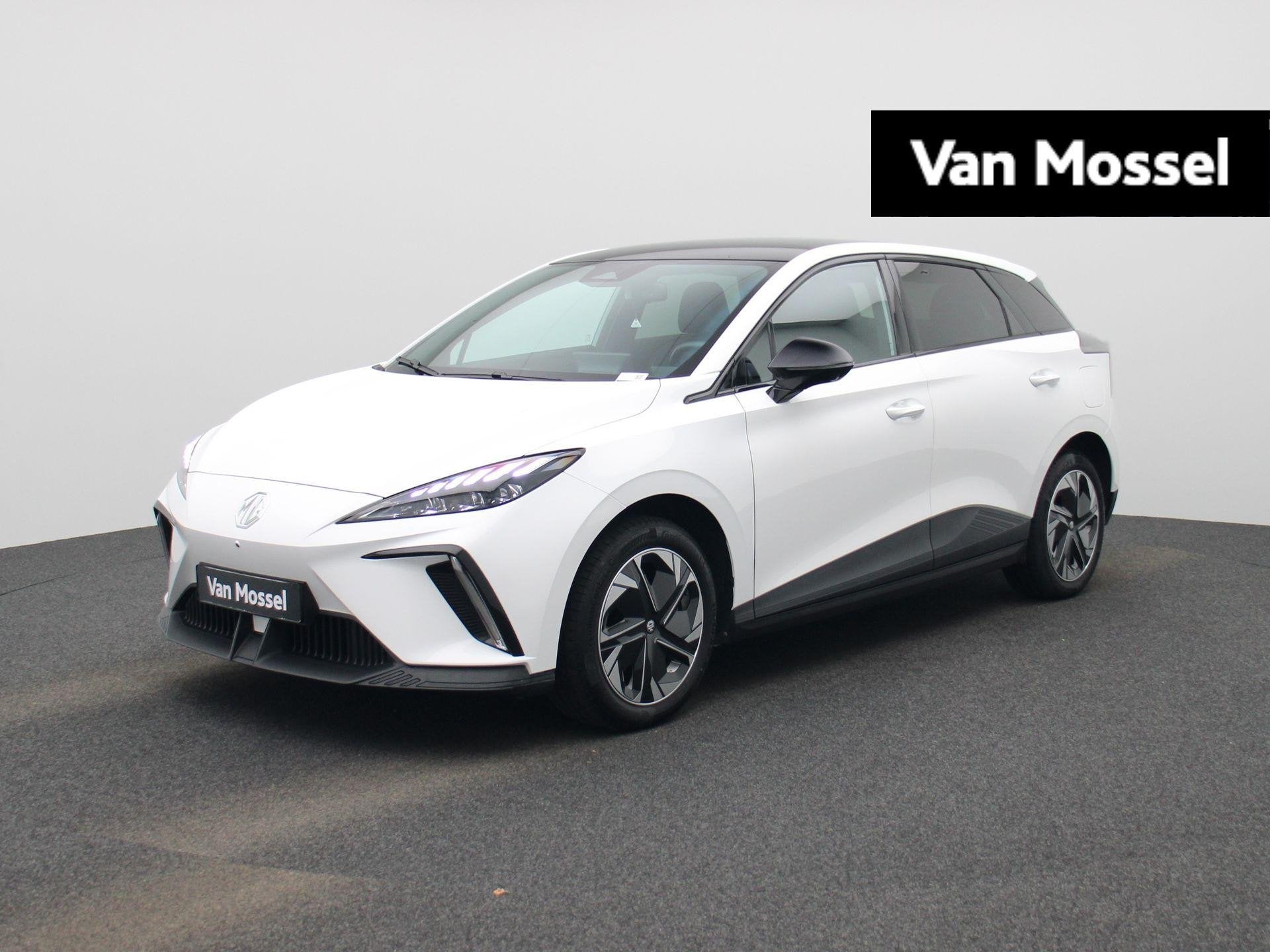 MG 4 Long Range 64 kWh Luxury | Navi | Led Koplampen | 360 C, Auto's, MG, Automaat, 12 maanden, Gebruikt, Wit