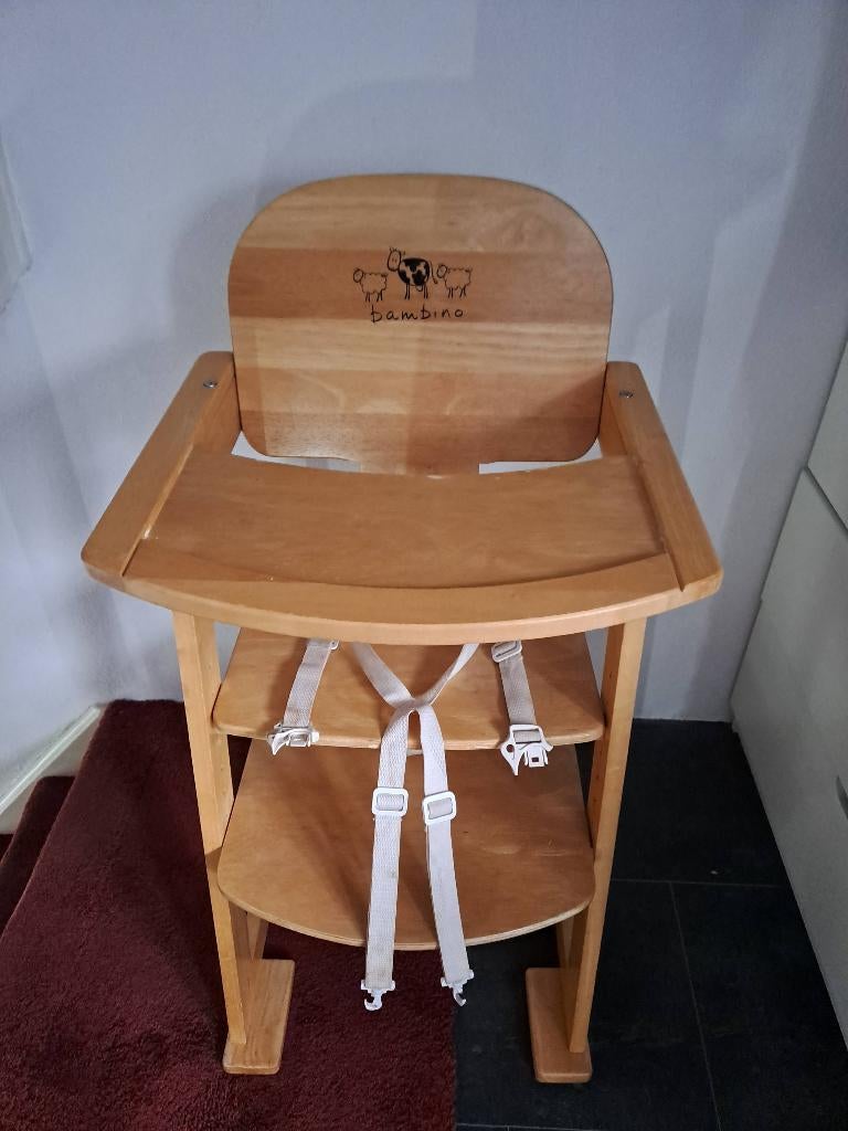 Bambino kinderstoel, Kinderen en Baby's, Kinderstoelen, Ophalen, Gebruikt, Meegroeistoel, Gordel(s)