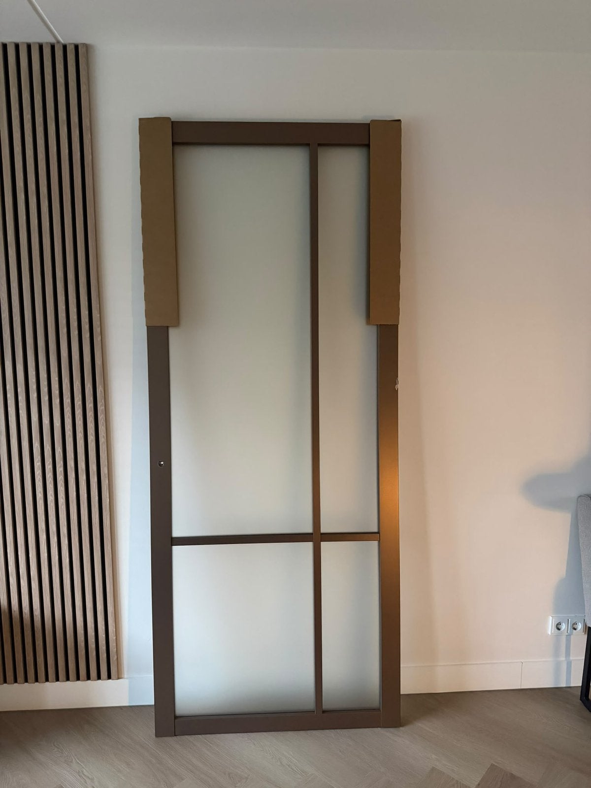 Binnendeur brons nieuw 231,5 x 93 cm, Ophalen, 80 tot 100 cm, 215 cm of meer, Binnendeur